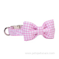 Soft Buckle Cat Dog Collar with Bowtie